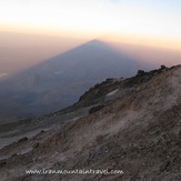 Amazing shadow of Damavand 5610m, Damavand (دماوند)