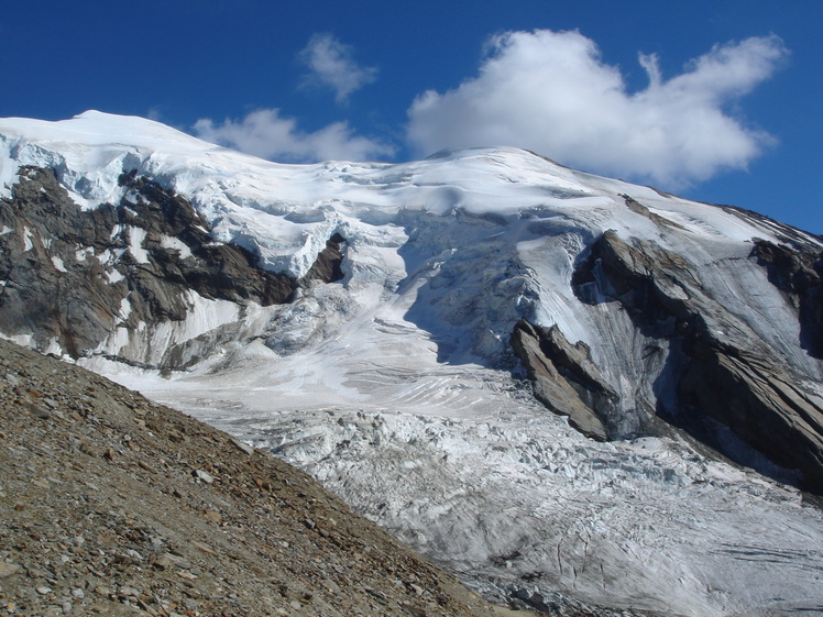 Weissmies and Trift Glacier