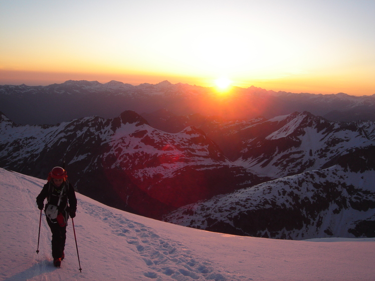 On the glacier, Aneto