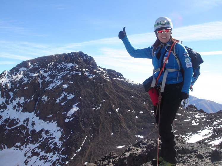 Toubkal viewed from West Toubkal