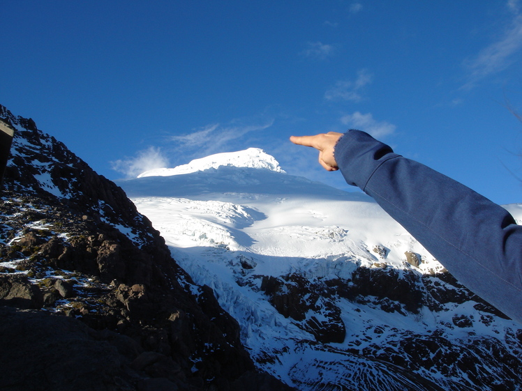 The summit, Cayambe (volcano)