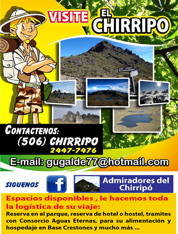 Visite Chirripó, Cerro Chirripo