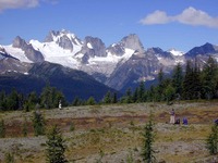 Snow Patch, et al from Chalice Ridge, Snowpatch Spire photo