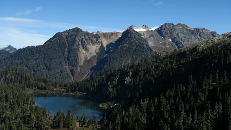 Bacon Peak and Upper Watson Lake