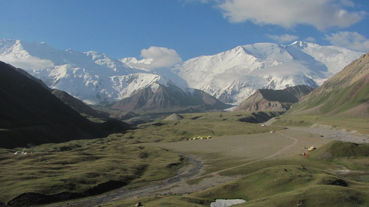 Lenin view from Achik Tash Valley, Pik Lenin