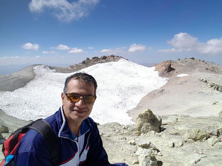 Damavand volcano peak, Damavand (دماوند)