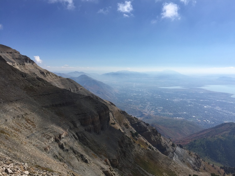 Western Slope from Main Trail, Mount Timpanogos