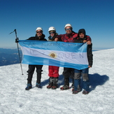 Con Proyecto 10 cumbres Milana, Volcan Lanin