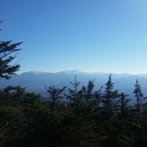 View of Mount Washington during Mt Waumbek hike, Mount Waumbek