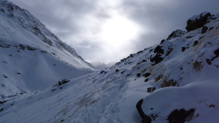 Mizana Vallye, short of Toubkal refuge