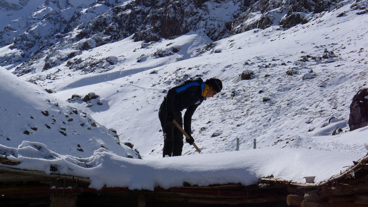 last cafe before Toubkal refuge