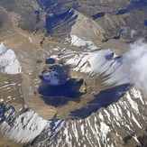 flying over Nevado de Toluca