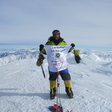 winter Kazbek Iranian team 2016 summit, Kazbek or Kasbek