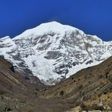 Mt Jomohlari from Base Camp in Bhutan, Mount Jomolhari