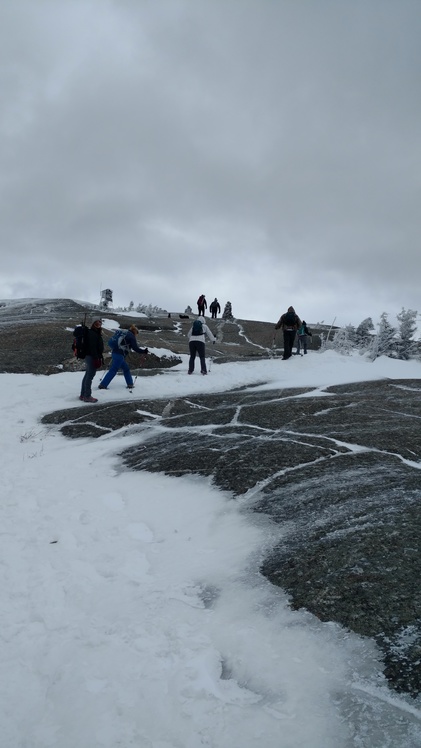 Mt. Cardigan near summit, Mount Cardigan