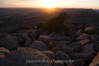 sunset, Mt Scott photo