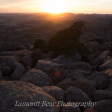 sunset, Mt Scott