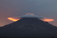 Wind cloud, Mount Egmont/Taranaki photo