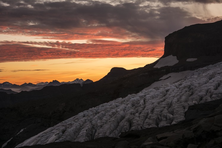 Atardecer en Cerro Tronador