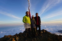 On Summit Mount Rinjani photo