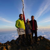 On Summit Mount Rinjani