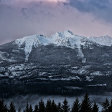 View from Eagle Lodge, Golden BC, Mainmast