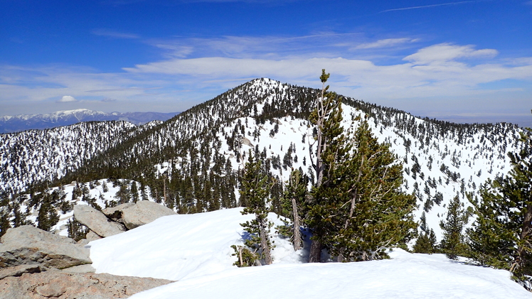 San Jacinto as seen from Jean Peak, Mount San Jacinto Peak