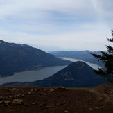 April Dog from the summit 4/5/17, Dog Mountain