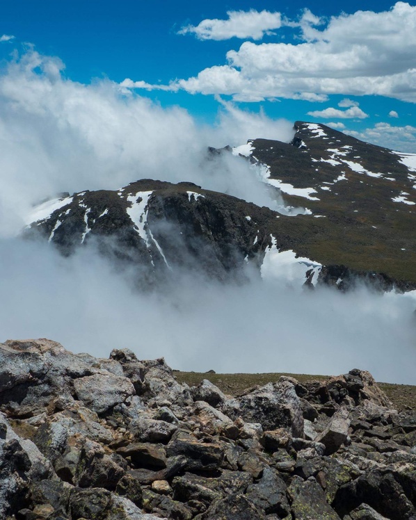 Otis Peak and the Sharkstooth, Hallet Peak