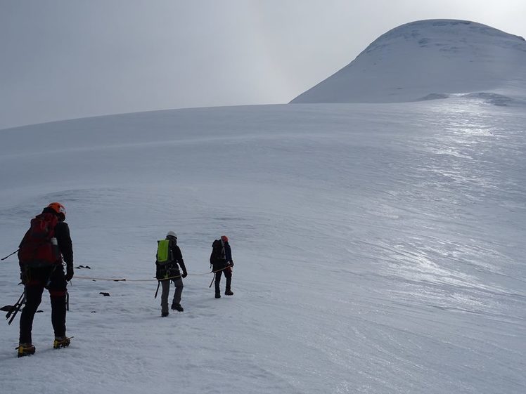 walking through the osorno's glacier, Osorno (volcano)