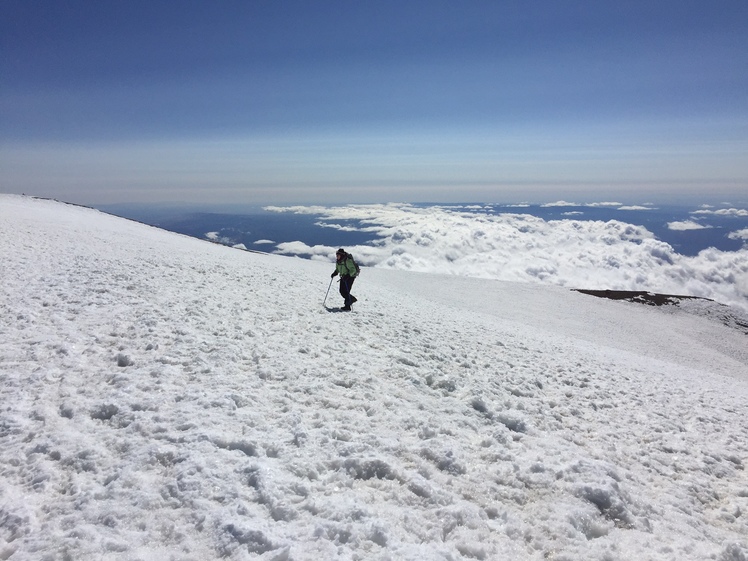 Final approach to summit of Mt Adams, Mount Adams