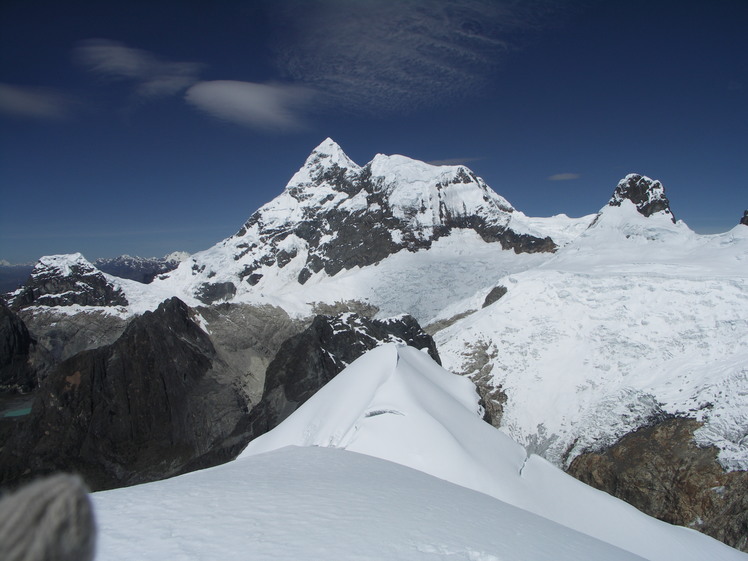 Huantsan from summit Maparaju