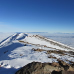 vista falsa cumbre desde la cumbre, Cerro Provincia