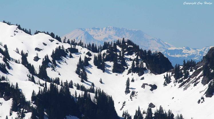 Mount St. Helens as seen from Rainier, Mount Rainier