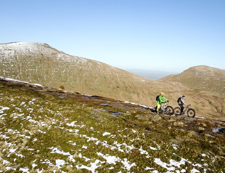 Icy Ridge Fatbike, Pen Y Fan