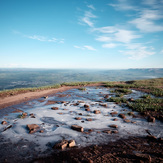 Ice puddle, Pen Y Fan