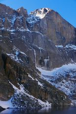 The Diamond The diamond from Chasm Lake, Longs Peak photo