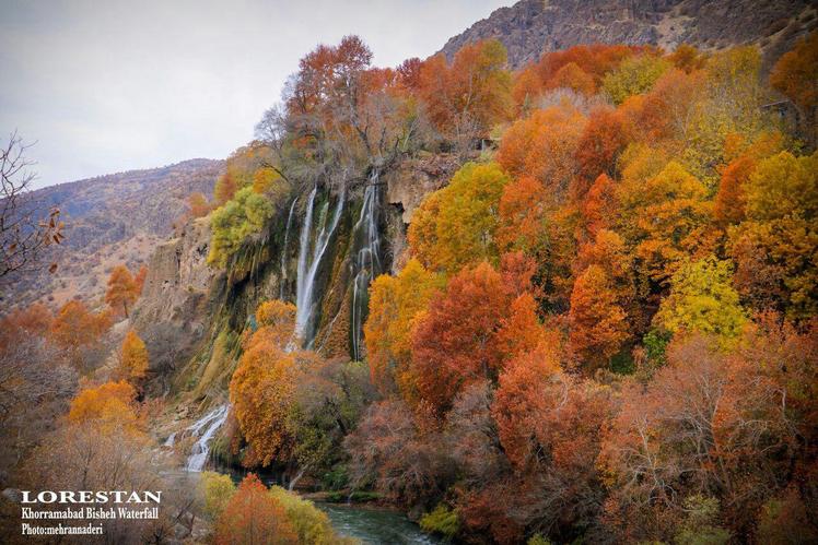 naser ramezani bisheh waterfall, سن بران