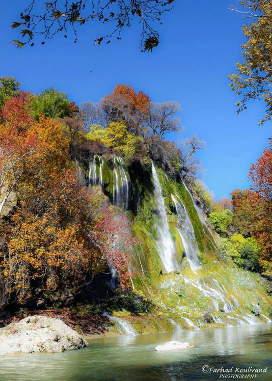 naser ramezani bisheh waterfall, سن بران
