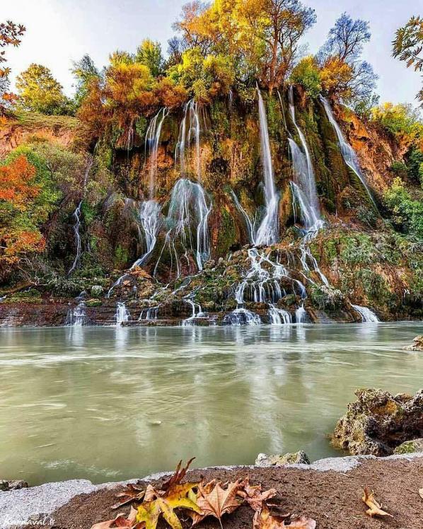 naser ramezani bisheh waterfall, سن بران