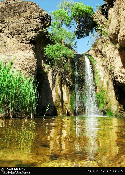 naser ramezani haft cheshmeh waterfall, سن بران