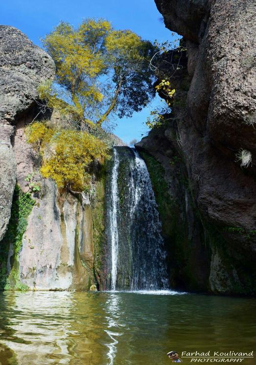 naser ramezani haft cheshmeh waterfall, سن بران