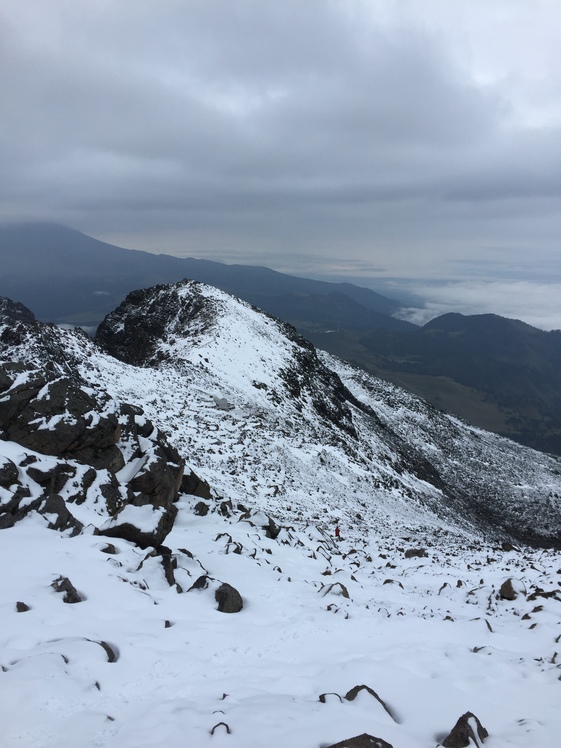 rodillas, Iztaccihuatl