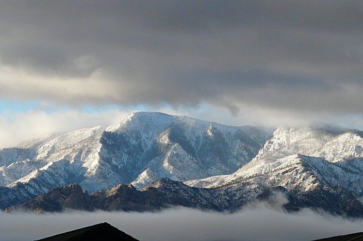 Over the rooftops, Mount Graham