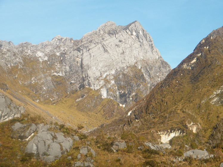 The south wall of Trikora, Puncak Trikora