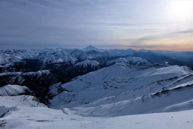 a View of Damavand From Touchal, Tochal