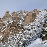 Sant Jeroni and Gegant Encantat, Montserrat (mountain)