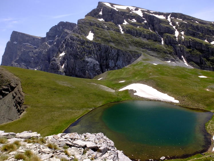 Alpine Lake at 1980m elevation at Tymfi Mt.