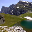 Alpine Lake at 1980m elevation at Tymfi Mt.