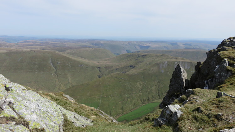 View from Aran Ridge, Aran Fawddwy